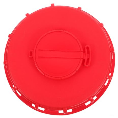 COSMEVIVI Ibc Tote Lid Cover 16.3cm with Sealing Ring Breathable Bung Cap for Liquid Storage Tank Chemical Drum Water Pressure Tank Cover Compatible with Industrial Tote Containers