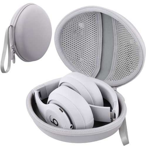 co2CREA Hard Case for Beats Studio Pro/Solo pro /Solo4 /Solo3/ Solo2 /Solo | Shockproof EVA Bluetooth Headphones Travel Case with lightweight Hand Strap, Case Only