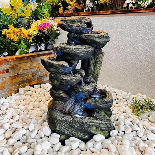 Harmony Rock Cascade Solar Powered Water Feature