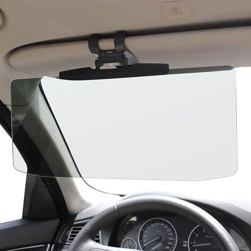 Flaconi Sun Visor Extension for Car,Anti Glare Sun Visor for Cars,Car Sun Visor With Polarized Glare Protection for Front Seat Driver or Passenger,Suitable for Vehicles,Taxis,Jeeps,Caravans,Trucks