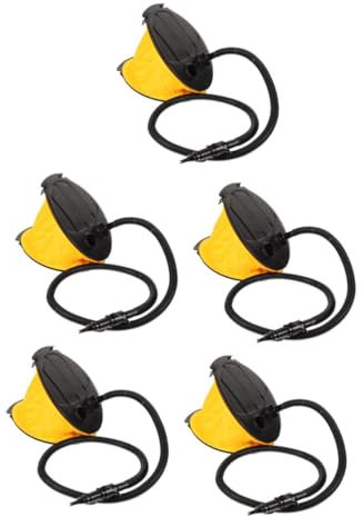 Cabilock 5st Aufblasen Der Fußpumpe Aufblasbare Matratze Schwimmbad Paddeln Boot Ball Grube Luft Aufblasgerät Füller Röhren Schwebend Prallen Füllung Wasser Helium Bausatz Tank Zelt Plastik
