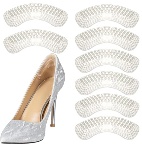 JEYORZY 4 Paia Proteggi Tallone per Scarpe in Silicone Cuscini per tallone Cuscinetti per Tallone Cuscinetti per Scarpe Salva tallone Talloniera Uomo Donna Pad Heel Unisex