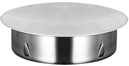 YUOIUX Stainless Steel Chimney Flue Pipe 180mm Odor Control Vent Caps Chimney Pipe Seal Simple Installation for Home