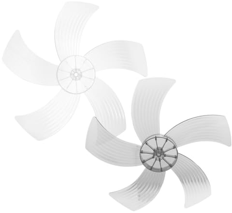 Generico 2 Pezzi Lame per Ventilatore da Ricambio per Ventilatore Piantana Facile Silenzioso Accessori per Ventilatori Elettrici