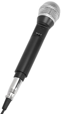 Annadue Dual Mode Bluetooth-mikrofon, Handhållen Dynamisk Karaokemikrofon med Brusreducering, Plug and Play, Trådlös Anslutning, för Hemmasång Utomhus