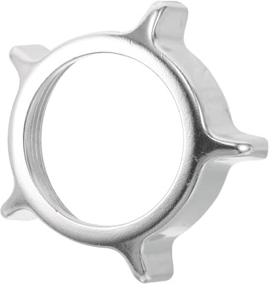 IMIKEYA Pieza de repuesto para picadora de carne con anillo de bloqueo de acero inoxidable, rosca de 6 cm, accesorio para picadoras eléctricas en hogar