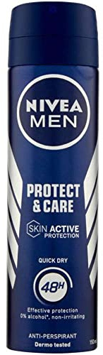 6er Pack - Nivea Deospray Men - Protect & Care - 150 ml