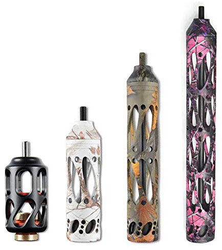 Bogenschießen Bogen Stabilisator 2 3 5 8 11 Aluminium Stoßdämpfer Vibrationen Dämpfer für Compound Bogen Zubehör (Carbon, 11)