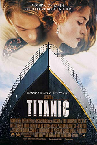 Sweetums Signatures Titanic Movie Poster, 18 x 12, Unframed, Glossy Paper, Wall Mount, Living Room