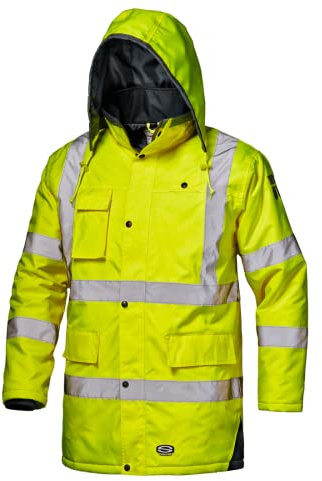 Sir Safety System MC4113E1L Motorway Warnschutz-Jacke, Warnschutz-gelb, Größe L