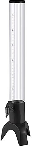 Dispensador de Torre de Cerveza Dispensador de bebidas cilíndricas, dispensador de cerveza con escala transparente, grifo y tubo de hielo, Torre de bebida de vino de zumo de 1,5 l / 3L Torre Cerveza/D