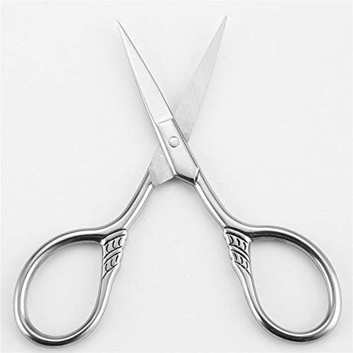 Forbici Artigianali 1 Pezzo di Mini Forbici Vintage da 9 cm Forbici da Ricamo in Acciaio Inossidabile Super Piccole Forbici Portatili for Rifinire la Barba for Forbici da Barba da Uomo