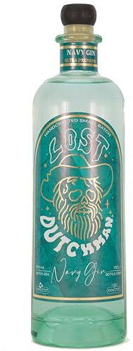 Lost Dutchman Navy Gin, Ultra-Premium, Multi-Award-Winning Small Batch Artisinal Navy strength gin, 70cl, 57% ABV Great Taste 2 Stars, GinGuide Winner for Negroni and Martini, Botanicals