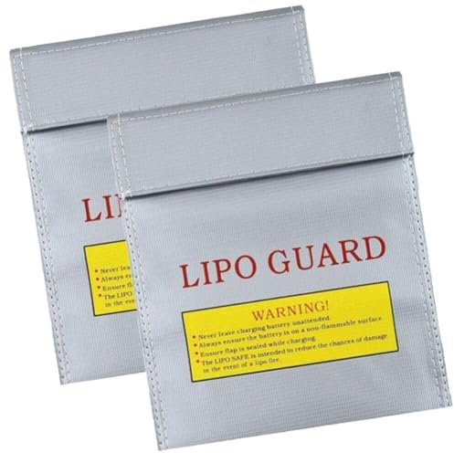 Dianzan Professionelle Feuerfeste Dokumententasche, 2 Stück Li-Batterie-sicherheitstaschen, Wasserdicht, Feuerfest, Geldtasche, Safe Guard, Ladesack, Aufbewahrungstasche