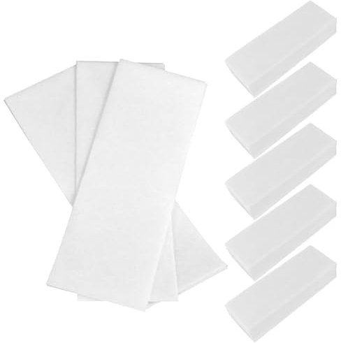 Confezione Da 500 Carta Cerata A Caldo Per Depilazione, Carta A Strisce Di Cera Flessibile, Strisce Di Cera In Tessuto, Adatte Per Viso, Gambe, Ascelle, Mani, Ecc.