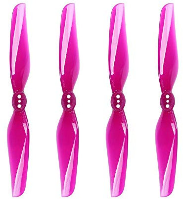 BALTDJL 16pcs/8pairs Compatible With Nazgul T4030 4inch 2 Blade Propeller Prop Compatible With XING 1404 Compatible With FPV Racing Drone Kit Replacement Blades(Crystal purple)