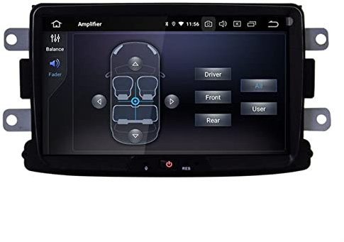 JINFOLI 1 DIN Android 10 Auto DVD GPS Radio 4G 64G WIFI Multimedia Stereo DSP Adatto, for Dacia/Sandero/Duster/Captur/Lada/Xray 2/Logan Impianto audio stereo per auto(WITH DSP)