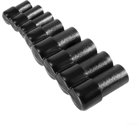 Eawfgtuw Jeu de 8 douilles de tarauds pour entraînement 1/4 et 3/8, alliage d'acier traité thermiquement, compatible avec cliquet, poignée en T et rallonge, pour tâches de filetage
