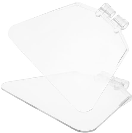 SOESFOUFU 2pcs Reusable Eye Shields for Bench Grinder Protective Guard Assembly High Transparency for Clear Visibility Easy Installation Safety Cover for Grinding Work