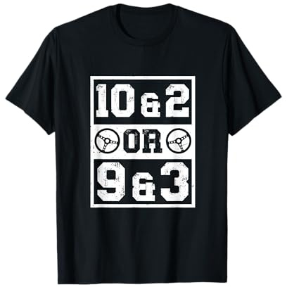 Moniteur De Conduite 10&2 Or 9&3 T-Shirt