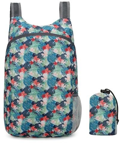 rucksack faltbar ultraleicht,Faltrucksack Wasserdichter ,Ultraleichter Rucksack, Reiserucksack, kleiner Wanderrucksack für Männer und Frauen, geeignet für Camping, Wandern, Radfahren(A、B、C、D、E、F) (A)