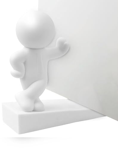 Stop Alla Porta - 12.2x12cm Stoppate Per Porte Carine, Moderni Tappi Per Porte Decorativi, Arresto Doorr A Prova Di Graffio | Figura Divertente Per Casa, Appartamento, Garage, Lavoro Di Lavoro, Hotel,