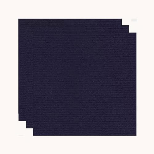 Blissbuilt 60 * 60cm Polyester Carreaux Moquette,Dalles Moquette Antidérapants,Autocollante,Latex Silencieux,sans Laisser de résidus,pour Bureau Commerce Tapis Moquette Escalier,8Dalles