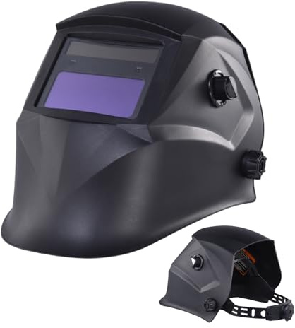 Couvre-tête de soudage confortable auto-obscurcissant – Accessoires de capot de soudage – Pour hommes, femmes, adultes, activités de fabrication de machines, réparation automobile, construction