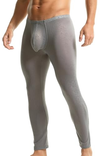 YUFEIDA Herren Leggings Hose Sehr weiche Lange Unterhosen Leicht Aktives Workout Yoga Schmale Passform Strumpfhose Leggings Sportleggings für Herren