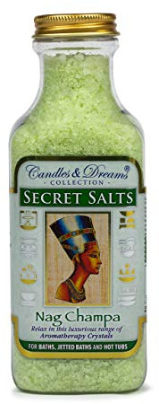 Candles and Dreams Hot tub spa/Bath Aromatherapy scents Crystals ( Nag Champa) Vegan (500g)