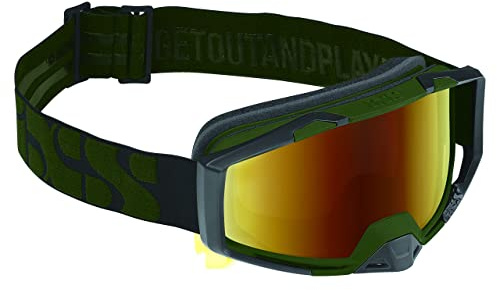 IXS Hack Goggles oliv/gold