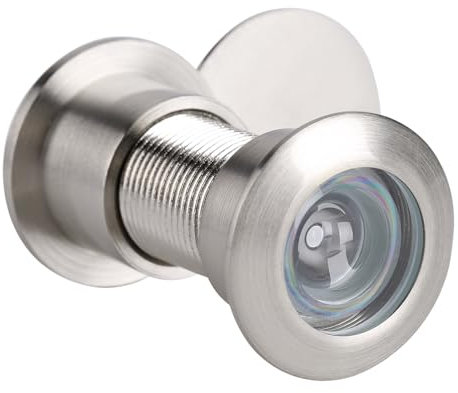 Judas de Porte Grand Angle 180 Degrés avec Couverture Privée Robuste pour Portes 35 à 60 mm Idéal Maison Bureau Hôtel Sécurité Domestique