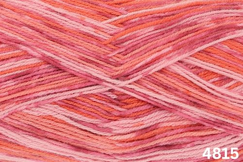 King Cole 784815 Zig Zag 4Ply Rose Yarn - 420M, 100g