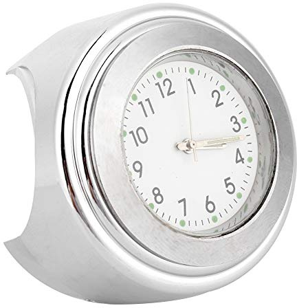 Akozon Motorrad Lenkeruhr, Motorrad Lenkeruhr, Uhr für Motorradlenker, 22-25 mm Motorrad Quarzuhr Universal Motorrad Lenker Uhr Motorrad Fahrrad Zifferblatt Lenker Fahrrad Lenkerhalterung UH
