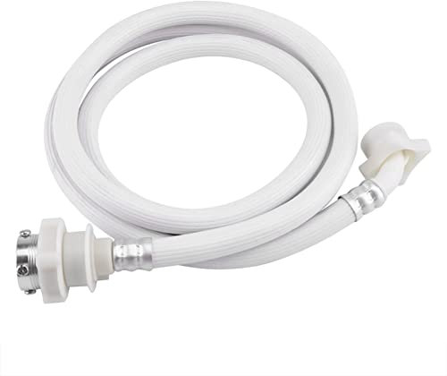 DishwasherVDrainVHose,VPortableVWashingVMachineVHoses,VWashingVMachineVWaterVInletVHoseVWasherVPipeVTubeVConnectorVWhiteVColorVLongVLength(2m)