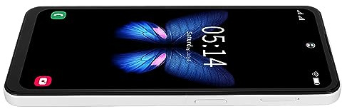 8GB RAM 256GB ROM Smartphone, Dual SIM Dual Standby ABS LCD 13MP Främre 48MP Bakre Kamera Olåst Smartphone för Hemmet (Vit)