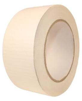 PROFIVENT.DE Universelles Weiß Duct Tape 48mm x 50m Wasserdicht | Gewebeklebeband Panzertape Duct Tape Reparatur Klebeband Starke Klebkraft