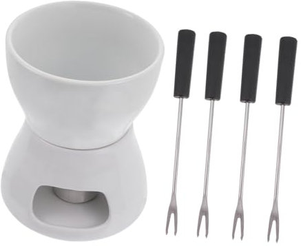PRETYZOOM Choc Cheese Fondue Pot Electric Chocolate Melting Machine Kitchen Gadget for Butter Cheese Candy