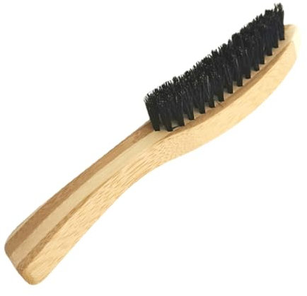 Ipetboom Holzgriff Bartbürste Mit Bartkamm Bartpflege-accessoire Aus Massivholz Praktische Bartreinigungsbürste Für Zuhause Und Reise