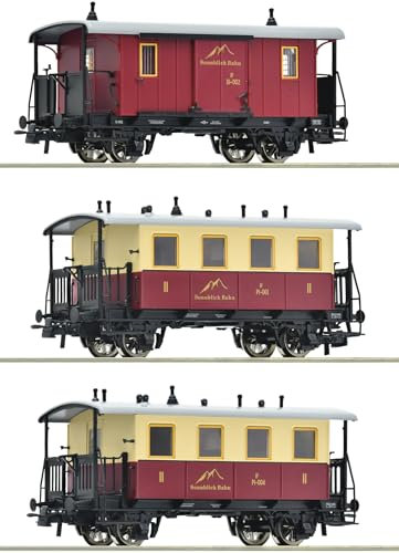 Roco 6200063 H0 3er-Set Zahnradbahn-Personenzug der Sonnblick-Bahn