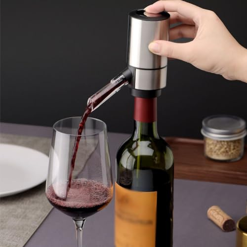 Electric Wine Dispenser, Wine Stoppers & Pourers, Automatic Wines Dispenser Pump, Electrics Decanter Dispenser For Home,Bar,Party
