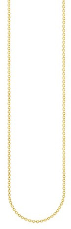 THOMAS SABO Erbskette 925er Sterlingsilber, Geschwärzt