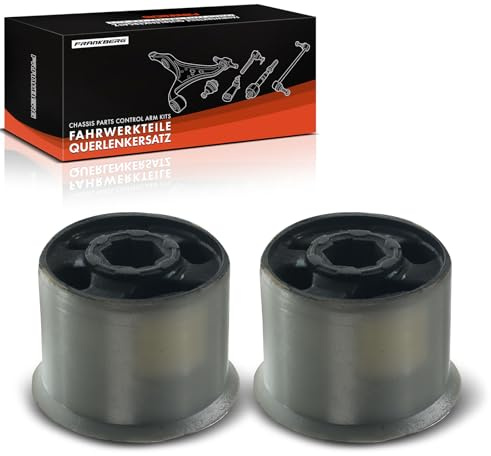 Frankberg 2x Silentlager Querlenker Lagerbuchse 1K0407183E | Vorne, Innen, Hinten; Kompatibel mit R.o.o.m.s.t.e.r 5J7, T.o.u.r.a.n 1T1 1T2, Golf Plus 521 5M1, O.c.t.a.v.i.a II 1Z3