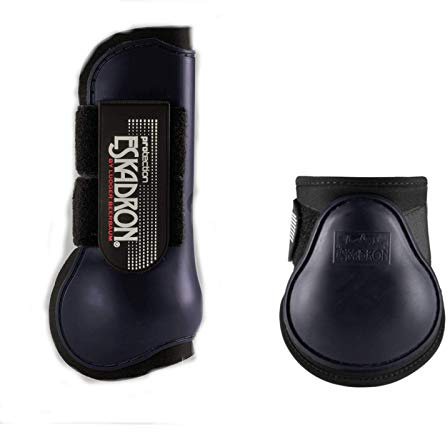 Eskadron Protection Boots Gamaschen + Streichkappen 4er Set VB/WB Nightblue