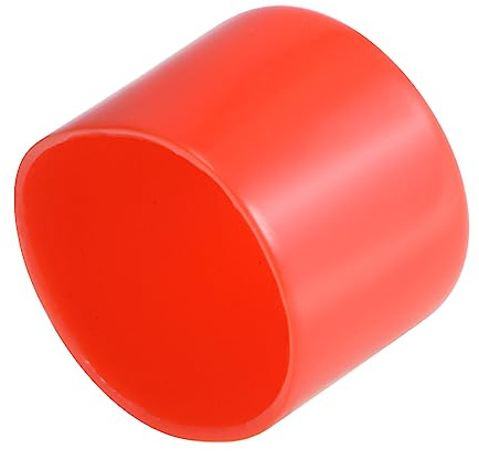sourcing map 8 Stück Gummi Endkappen 60mm Innendurchm. Gummikappen Rot | Runde Schutzkappen, Gummi Abdeckung Stopfen, Möbelgleiter, Bolzen Gewindeschutz, für Schrauben Rohr Stuhlbeine