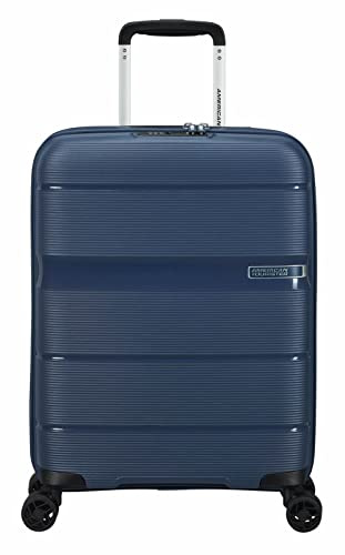 American Tourister Linex - Spinner S Handgepäck, 55 cm, 34 L, Blau (Deep Navy)