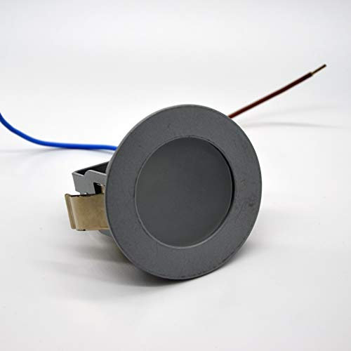 L+ Faretto a incasso da interno Faro da incasso a soffitto tondo 7Ø LED attacco GU4 1x 35W max colore grigio