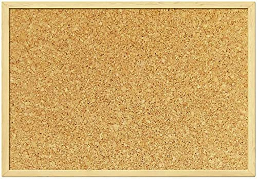 Pinnwände Korktafel KORKPLATTE HOLZ + PINS verschiedene Größen (40x60cm)