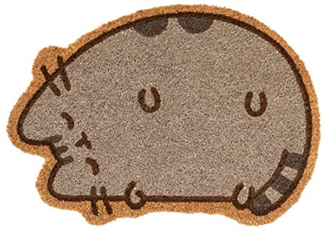 Grupo Erik Felpudo Pusheen - Felpudo Entrada casa Originales, Kawaii : Tapete Entrada casa, Decoracion hogar | Alfombra Exterior de Fibra de Coco Antideslizante e Impermeable (43x60cm)