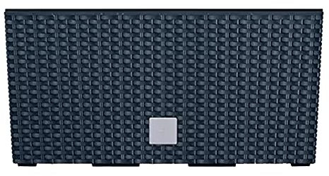 Jardinera para balcón rato Case, Dimensiones (mm) 395x185x195, Color Antracita